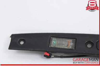 14-17 Maserati Quattroporte S Rear Trunk Lid Moulding Plate w/ Lights & Camera