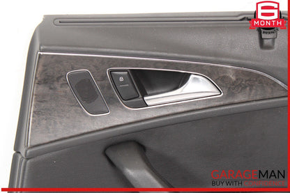 12-18 Audi A6 Rear Right Side Interior Door Trim Panel Cover Assembly OEM