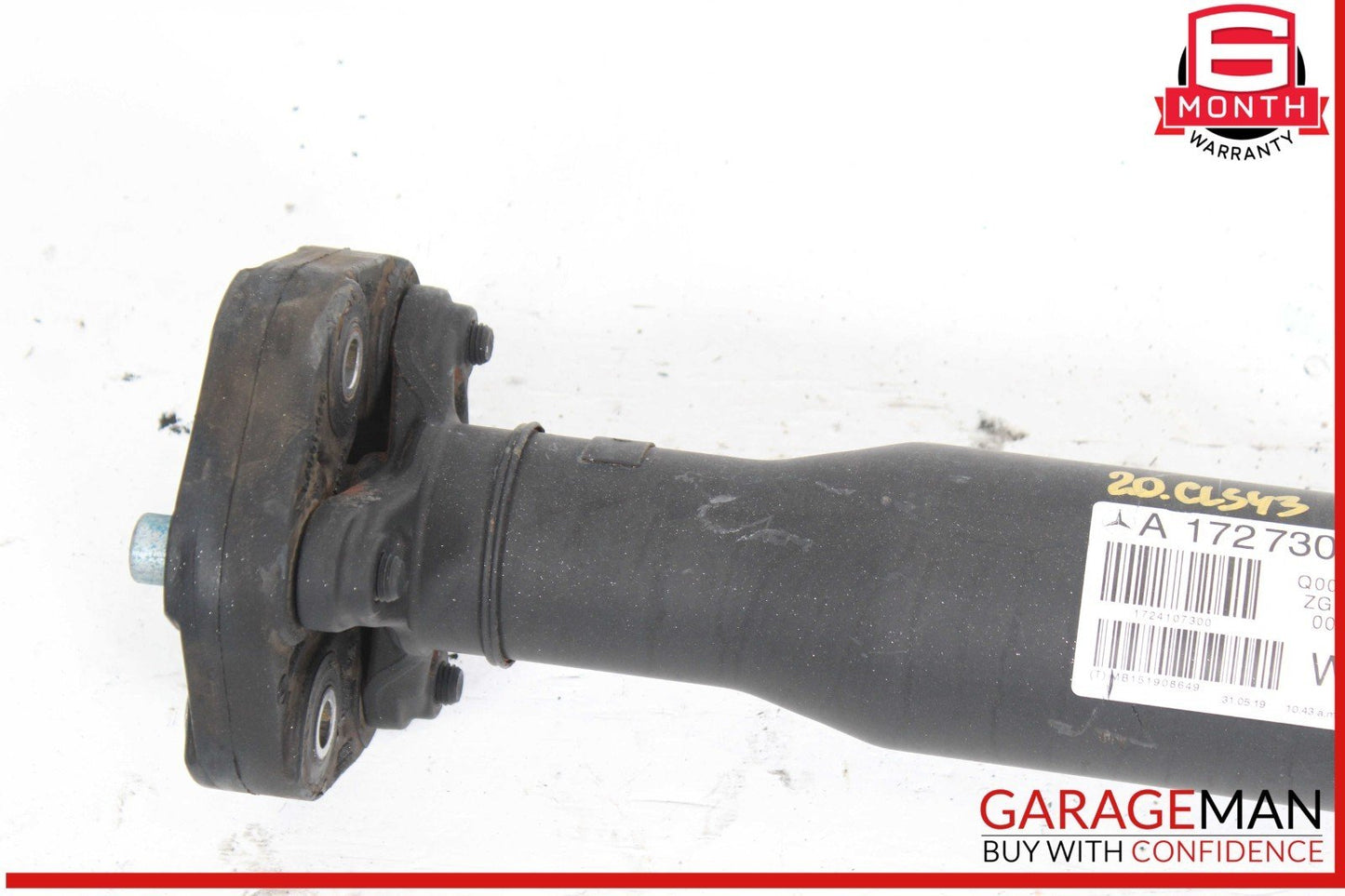 16-20 Mercedes R172 SLC43 SLC300 Rear Axle Driveshaft Drive Shaft Propeller OEM