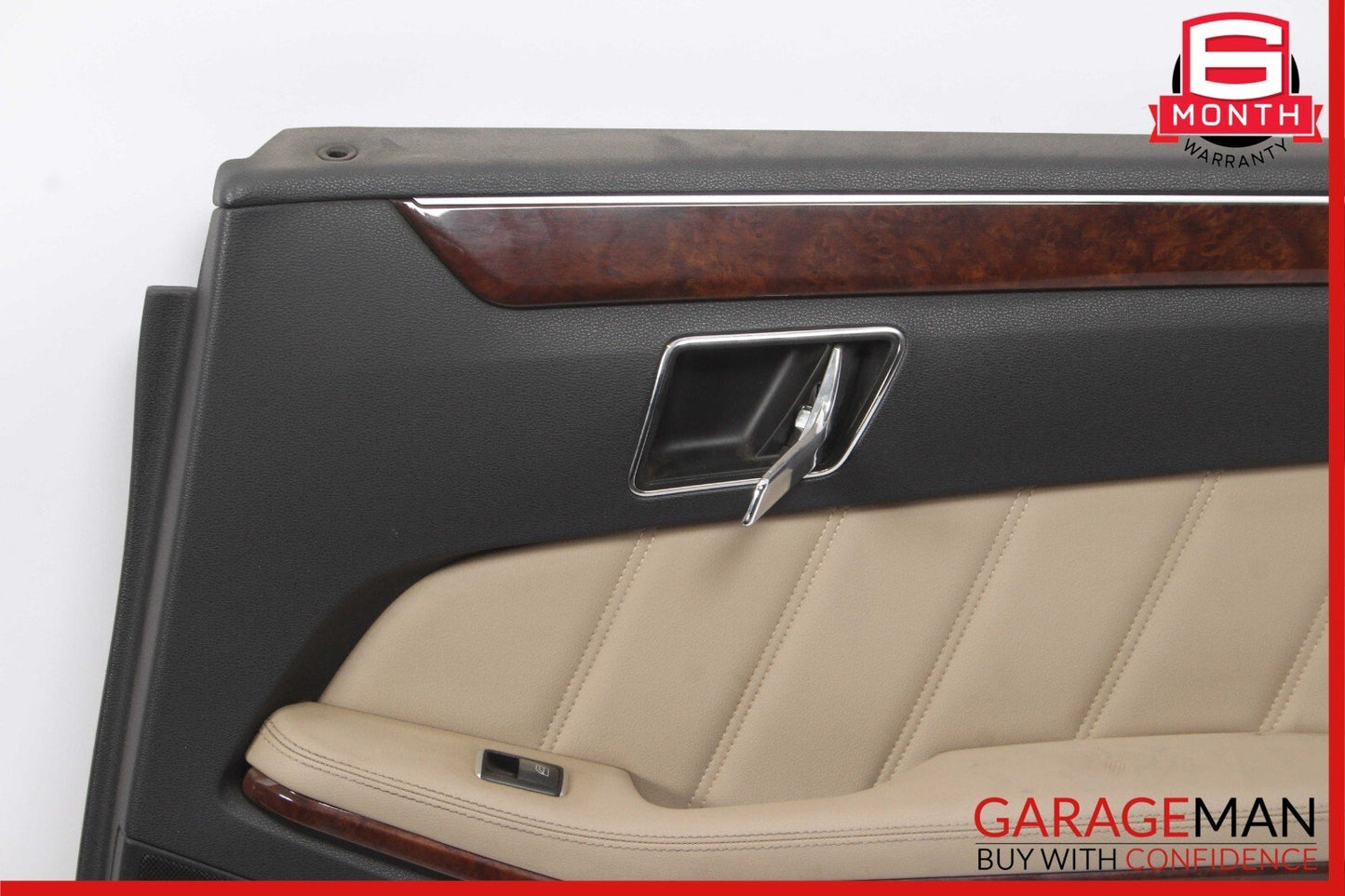 10-13 Mercedes W212 E550 Rear Right Side Interior Door Panel Assembly Beige