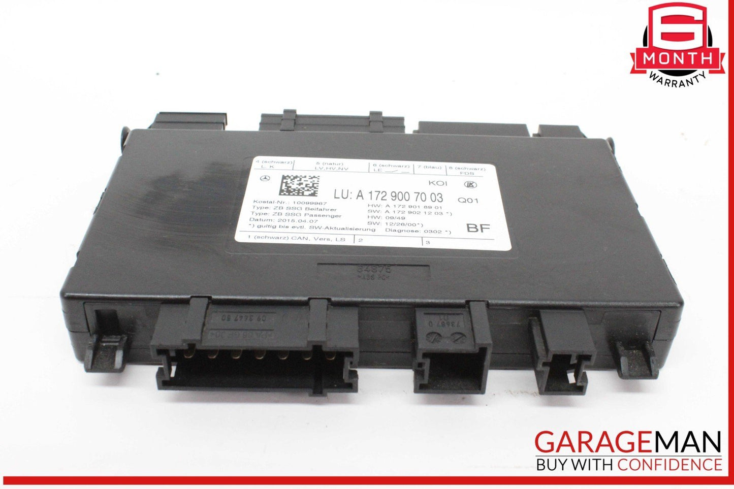 08-20 Mercedes W212 E400 C300 Front Right Side Seat Control Module Unit OEM