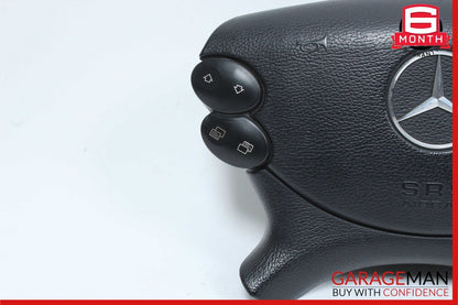 03-12 Mercedes W209 CLK500 E350 SL500 Steering Wheel Airbag Air Bag Black