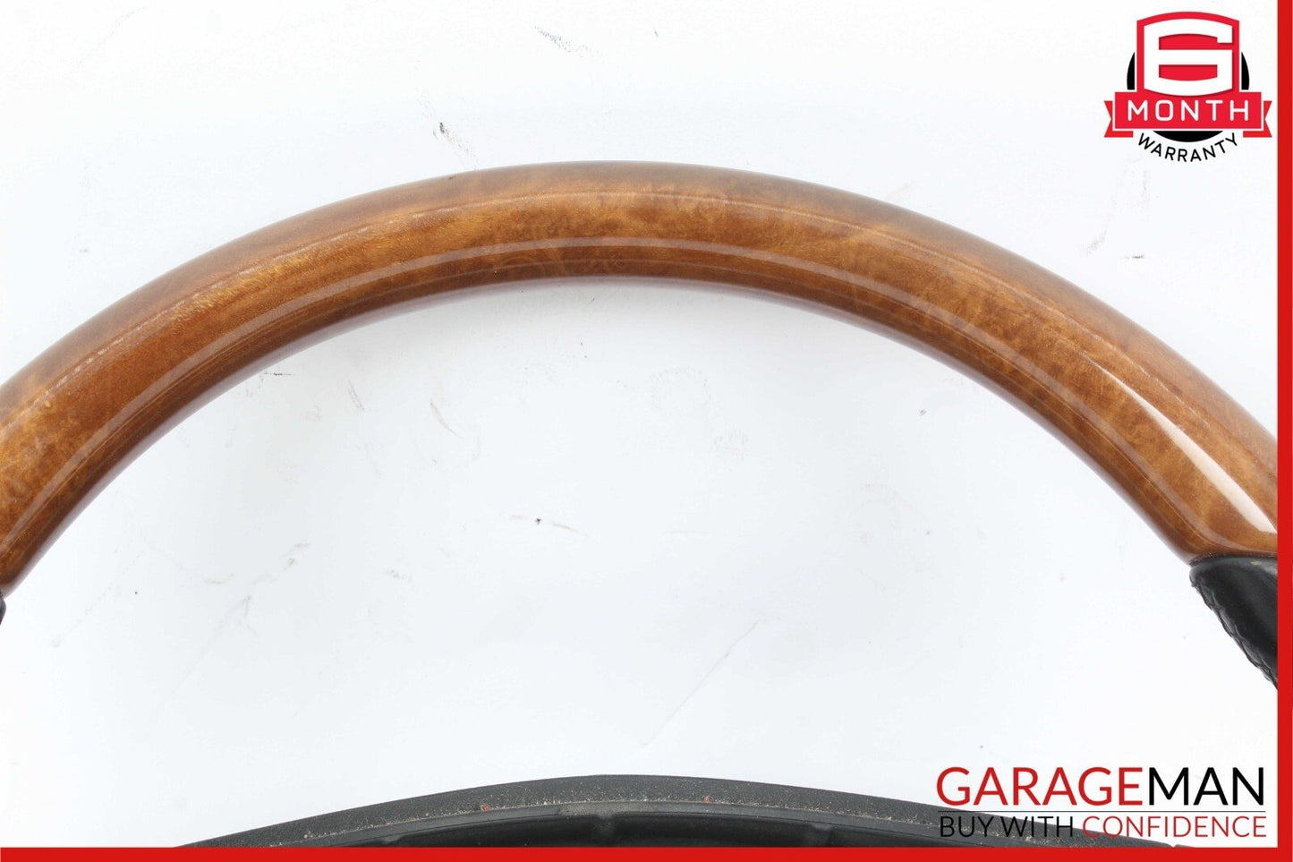 09-12 Mercedes R171 SLK300 SL550 SLK350 3 Spoke Steering Wheel Wood OEM