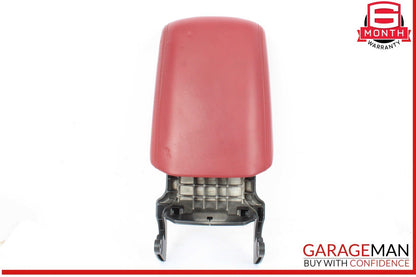 19-24 Porsche Macan 95B Front Center Console Armrest Arm Rest Red OEM