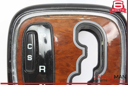00-06 Mercedes W220 S430 S500 S55 AMG Gear Shifter Bezel Trim Indicator Wood OEM