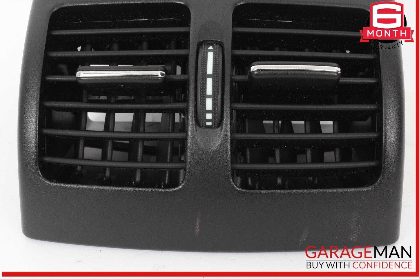 08-17 Mercedes W204 C250 E350 Rear Center Console AC Air Vent Trim Black OEM