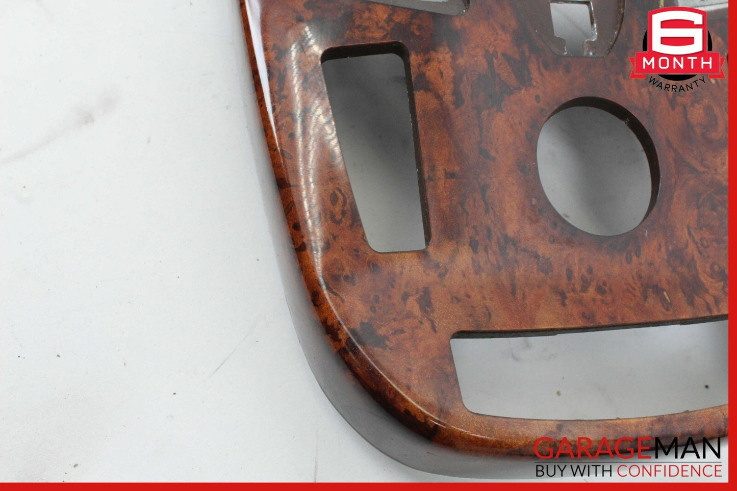 07-09 Mercedes W221 S550 Center Console Arm Rest Armrest Trim Panel Cover Wood
