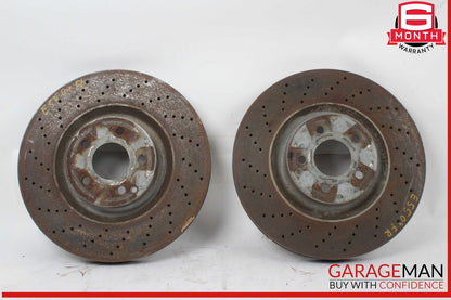 03-09 Mercedes W211 E550 E320 E350 Front Right & Left Brake Rotors Disc Set OEM