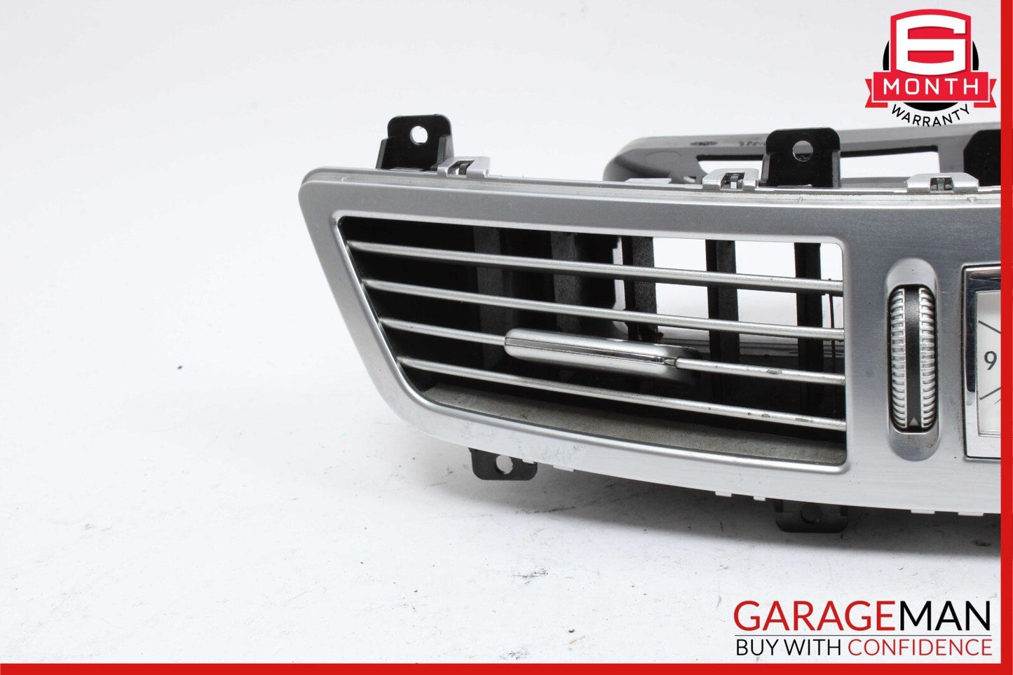 07-13 Mercedes W221 S500 S450 Front Center Dash AC A/C Air Vent Trim Clock Assy