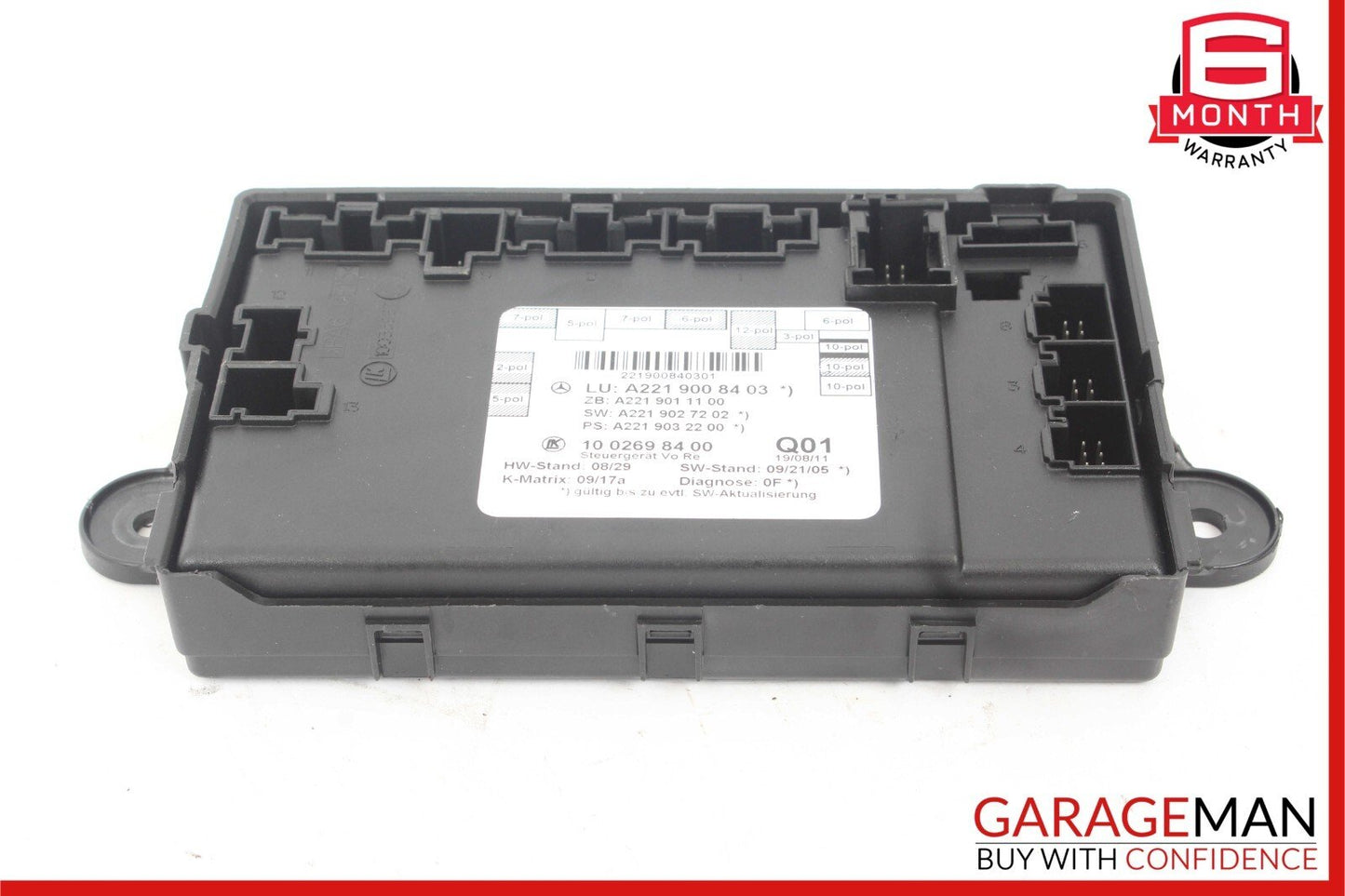 10-13 Mercedes W221 S500 S550 Front Right Passenger Side Door Control Module OEM
