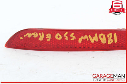 17-20 BMW 530E Rear Left Driver Side Bumper Light Reflector 7388765 OEM