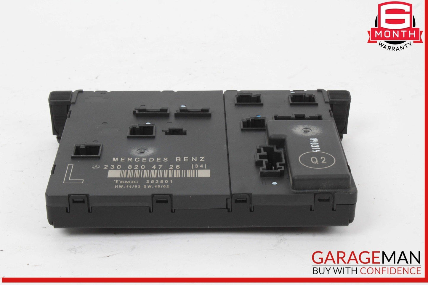 03-12 Mercedes R230 SL500 SL55 AMG Front Left Door Control Module 2308204726 OEM