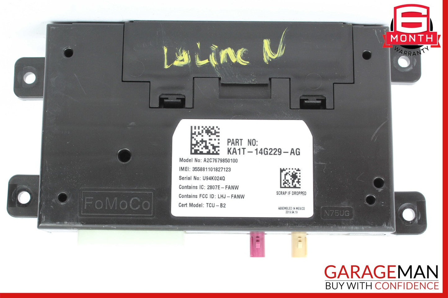 19-21 Lincoln Nautilus Telematics Control Module OEM