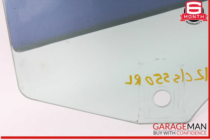 12-18 Mercedes W218 CLS550 CLS63 AMG Rear Left Driver Side Door Window Glass OEM