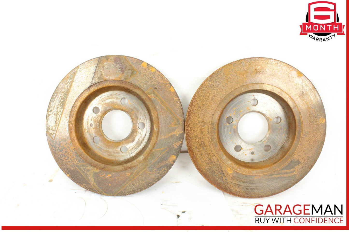 09-16 Audi A5 A4 Rear Left and Rear Right Side Brake Disc Rotor Set OEM