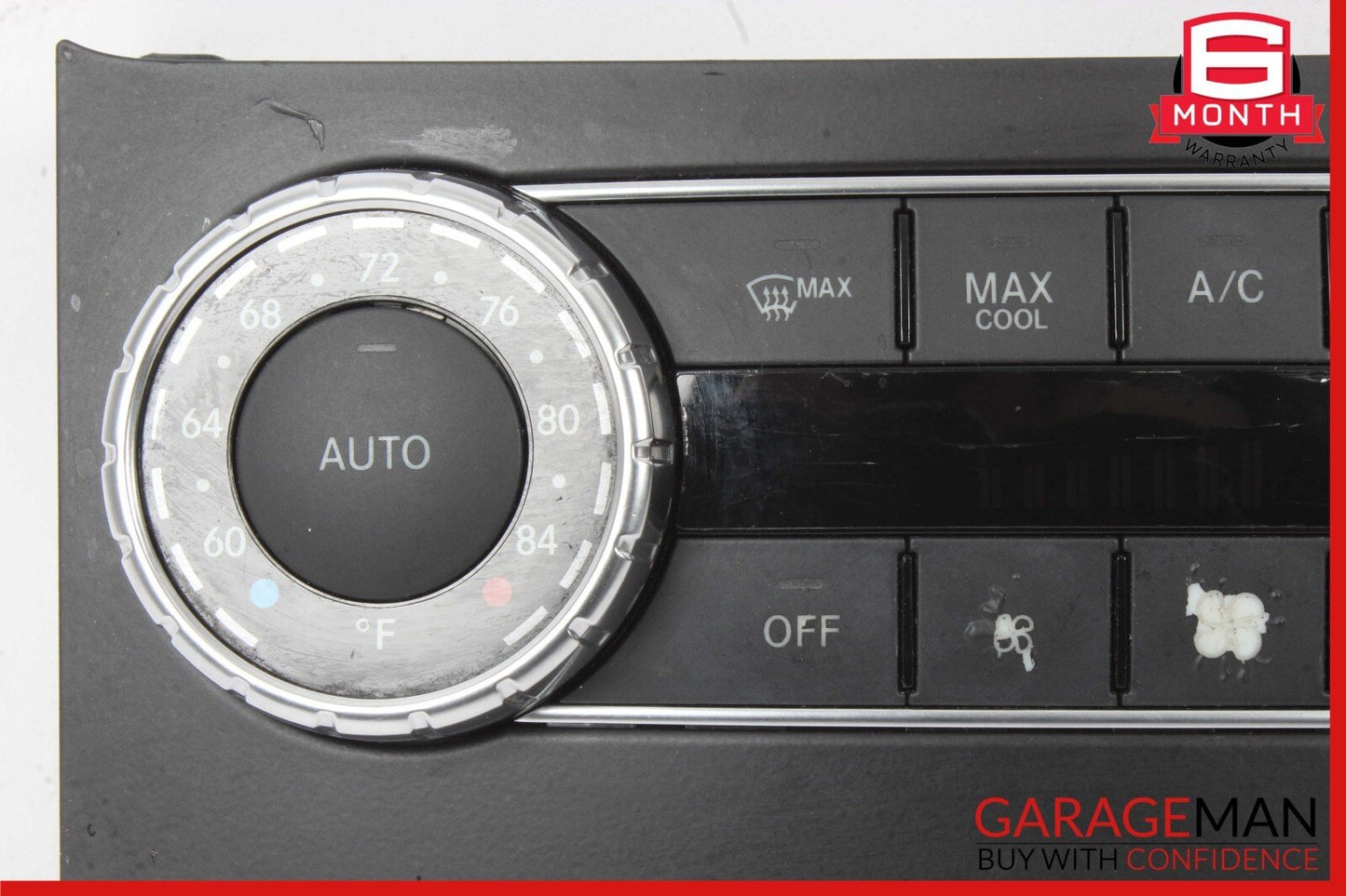 12-14 Mercedes W204 C250 AC A/C Heater Climate Control Switch Trim Assembly OEM