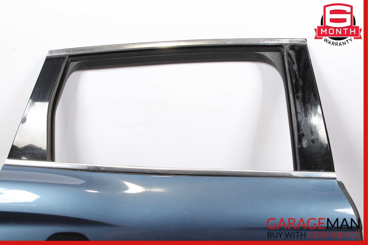 19-21 Lincoln Nautilus Rear Right Side Exterior Door Shell Panel Frame Blue OEM
