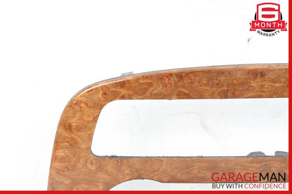 06-13 Mercedes W251 R350 R320 Heater Climate Control Module Trim Bezel Wood OEM