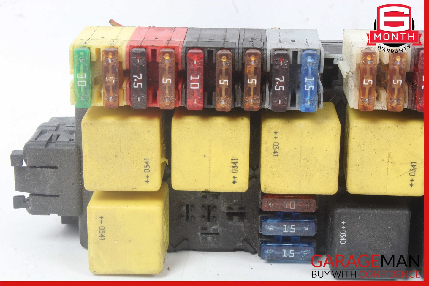 03-12 Mercedes R230 SL500 Front Left SAM Fuse Box Signal Acquisition Assembly