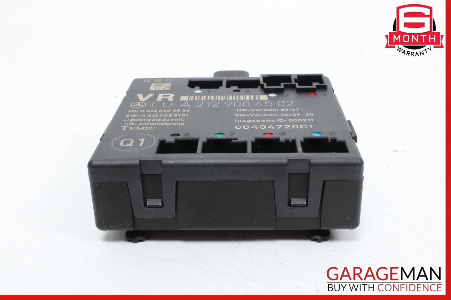 08-18 Mercedes W212 E350 E400 C300 Front Right Side Door Control Module OEM