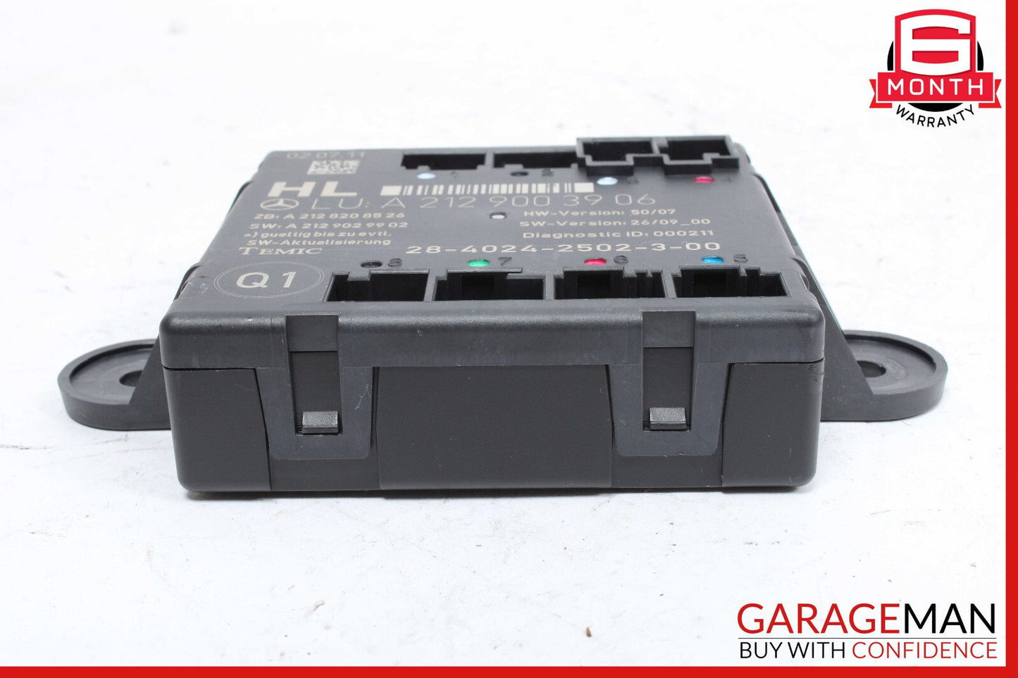 08-18 Mercedes X204 GLK350 C350 CLS550 Rear Left Side Door Control Module OEM