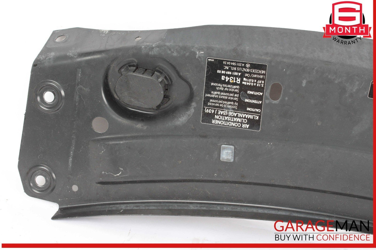 06-12 Mercedes W164 ML350 4MATIC ML550 Upper Radiator Core Tie Bar Support OEM