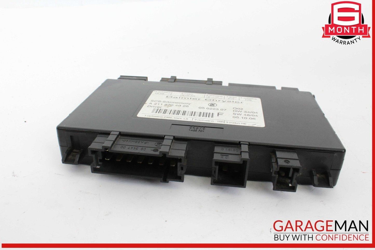03-12 Mercedes X164 GL450 4MATIC Front Left Driver Side Seat Control Module OEM