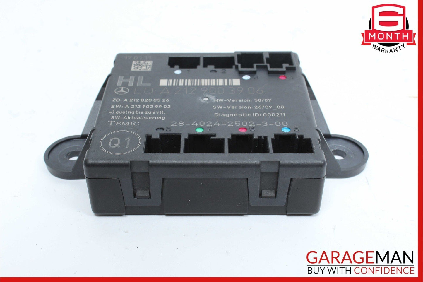 08-18 Mercedes-Benz E350 W212 Rear Left Door Control Module 2129003906 Genuine