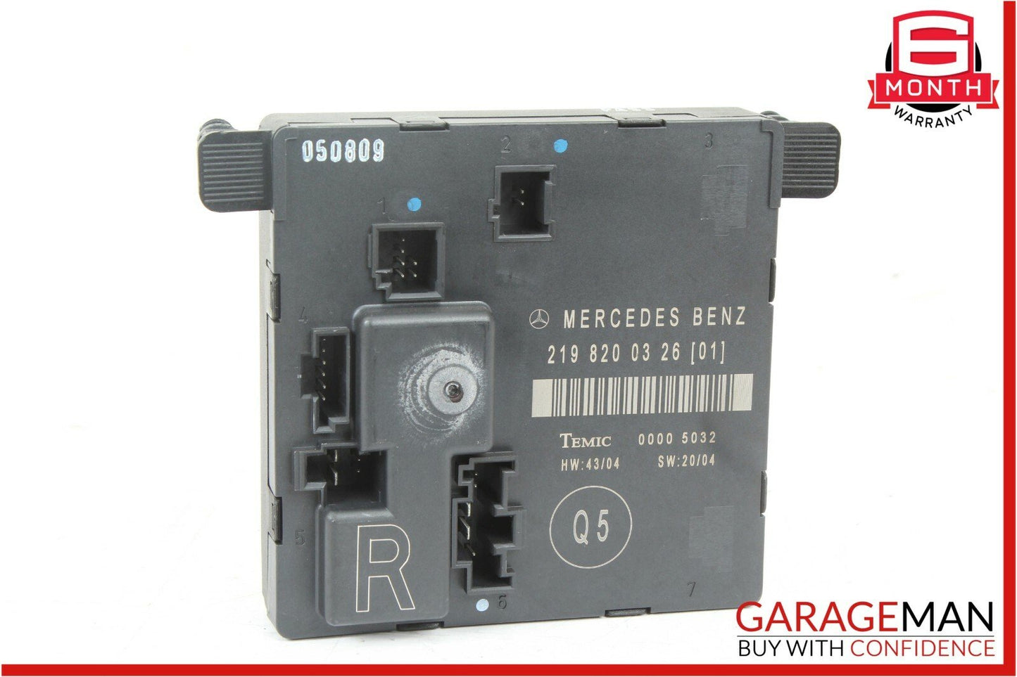 06-11 Mercedes W219 CLS500 CLS550 Rear Right Side Door Control Module 2198200326