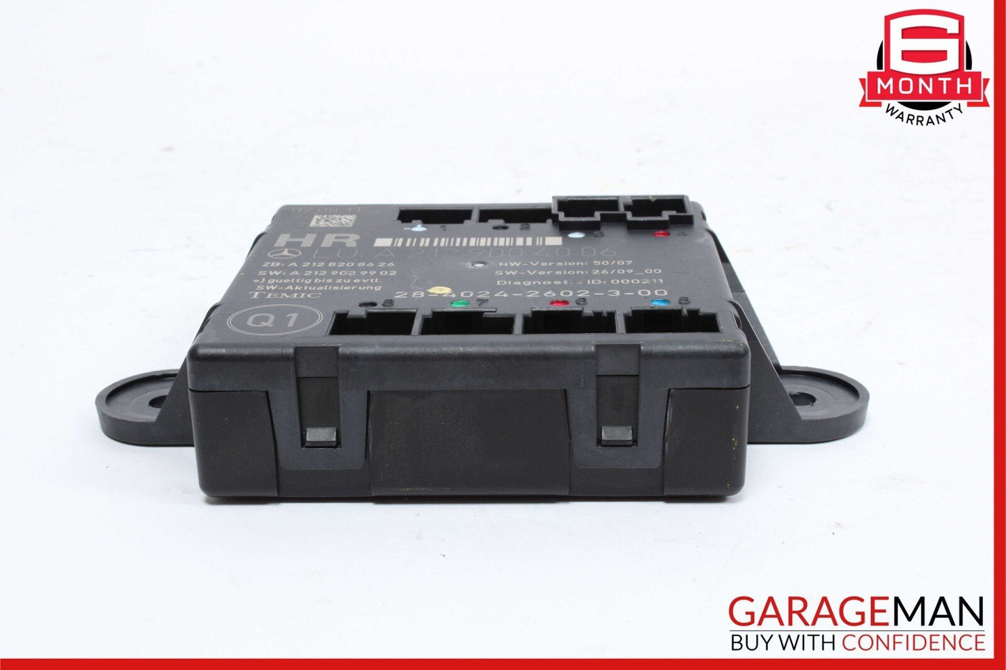 08-18 Mercedes W204 C250 C300 Rear Right Passenger Side Door Control Module OEM