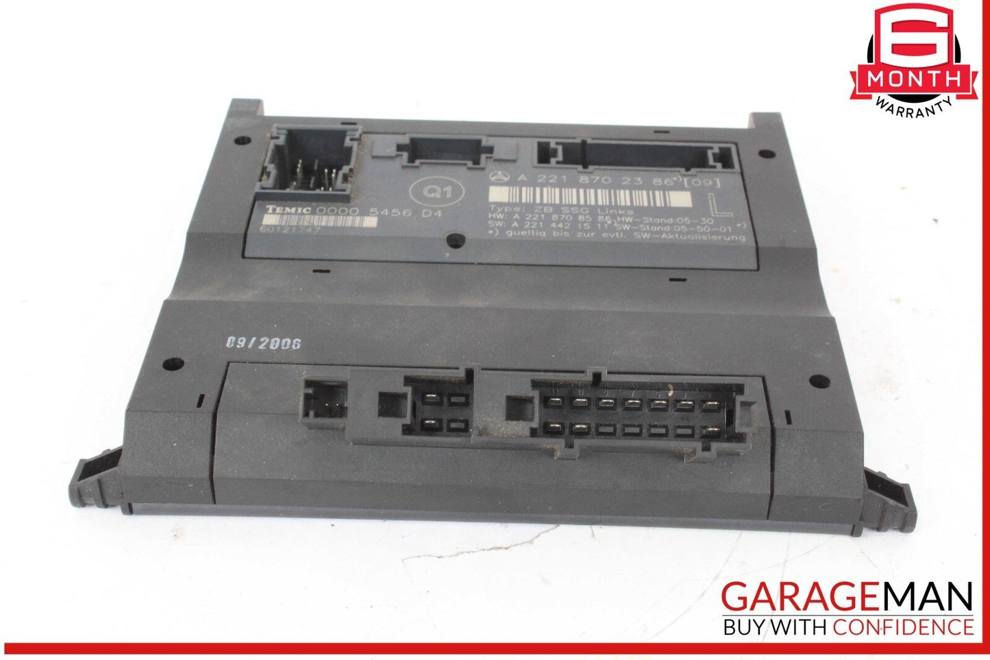 07-13 Mercedes W221 S550 S63 Front Left Driver Side Under Seat Control Unit OEM
