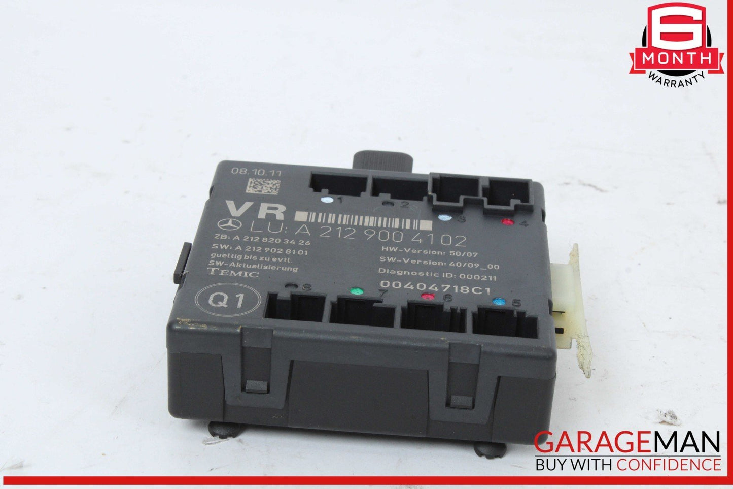 08-14 Mercedes X204 GLK350 Front Right Passenger Side Door Control Module Unit
