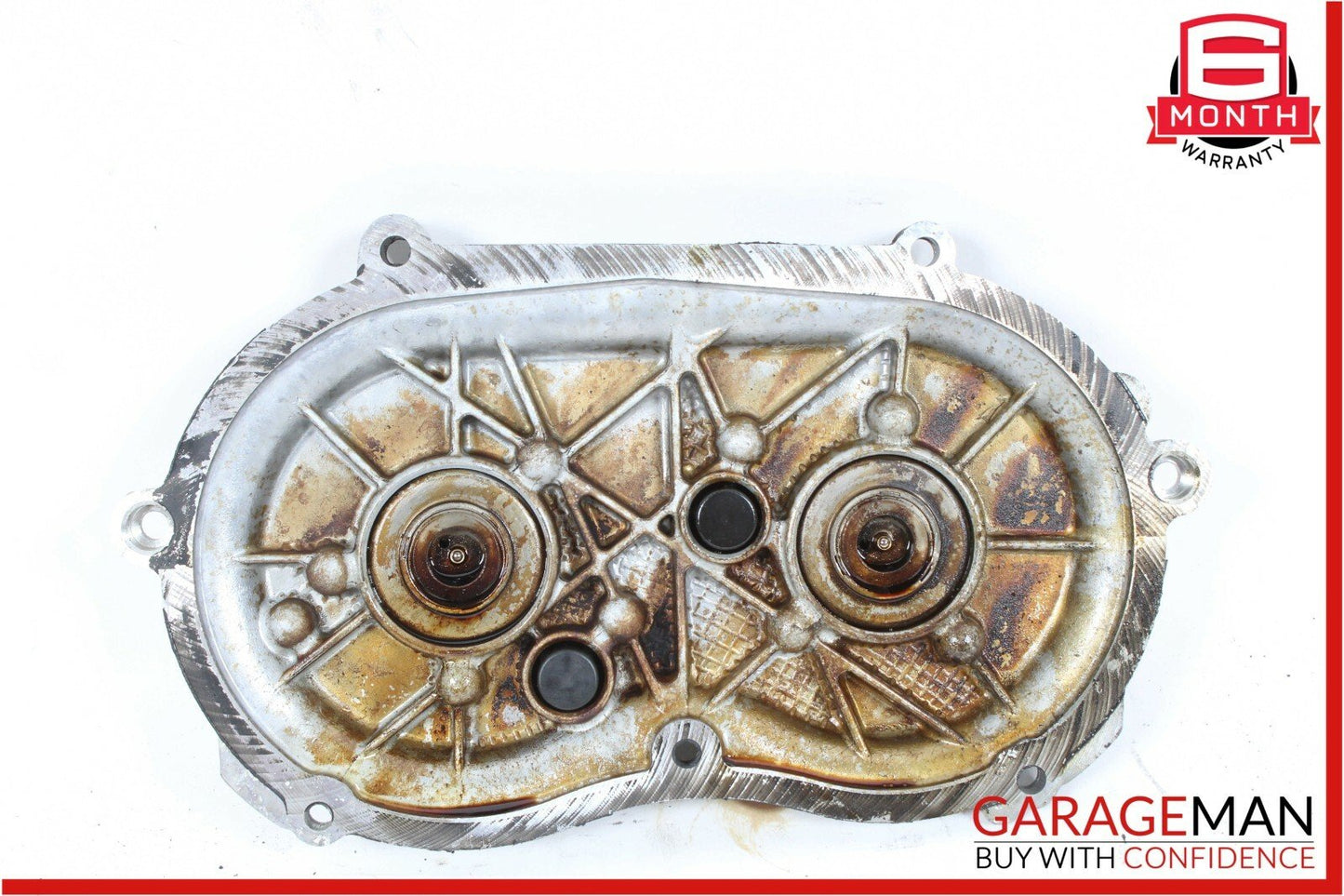 06-10 Mercedes E350 R350 S550 Front Left Side Engine Timing Chain Cover Plate