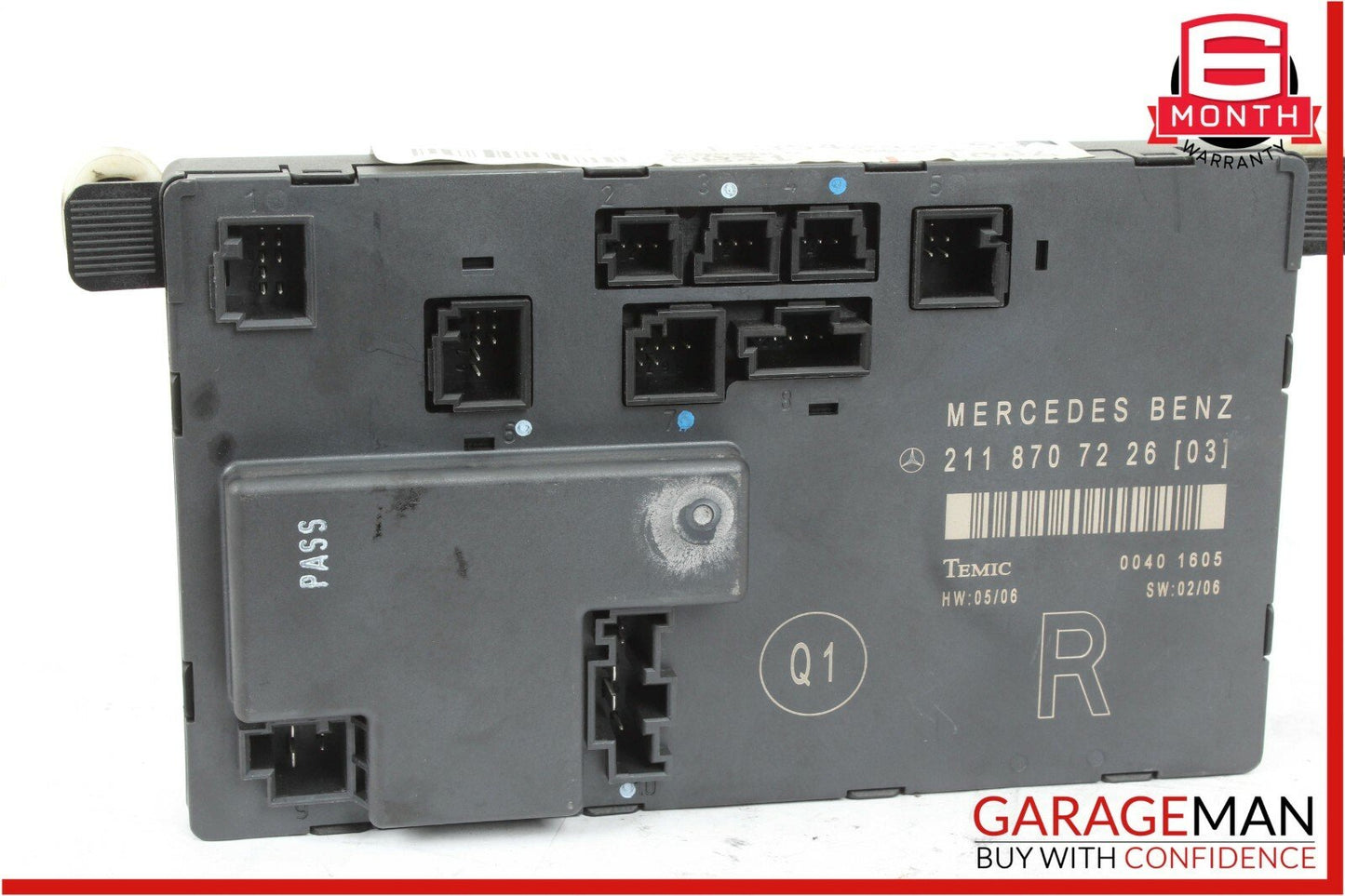 03-09 Mercedes W211 E550 E63 AMG Front Right Side Door Control Module Unit OEM