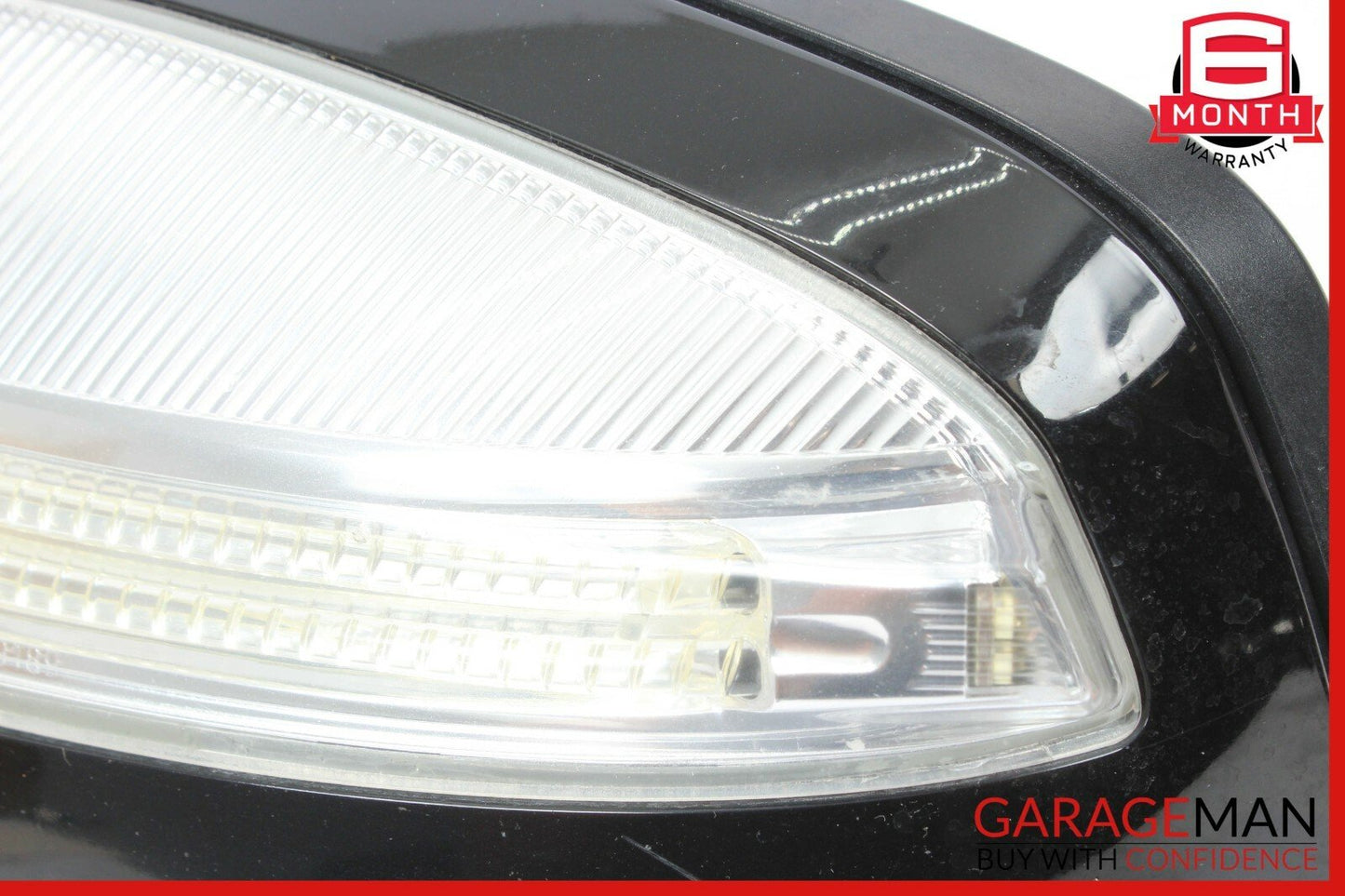 08-09 Mercedes W204 C350 C63 AMG Front Left Side Mirror Rear View Door Black
