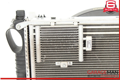 03-06 Mercedes R230 SL500 Engine Motor Cooling Radiator Fan Shroud A/C Condenser