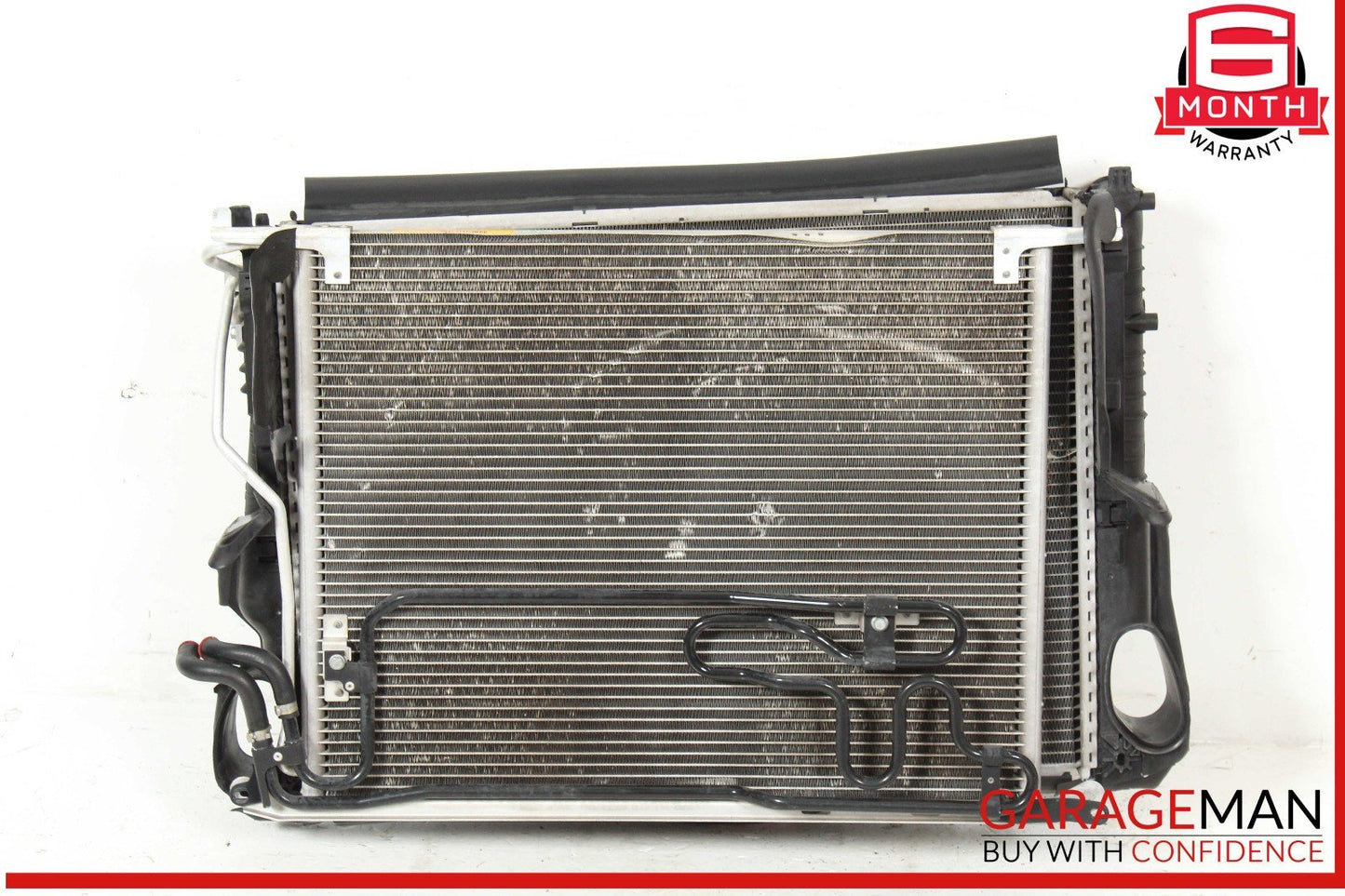 00-06 Mercedes W220 S500 CL500 Engine Cooling Radiator AC A/C Condenser Assy