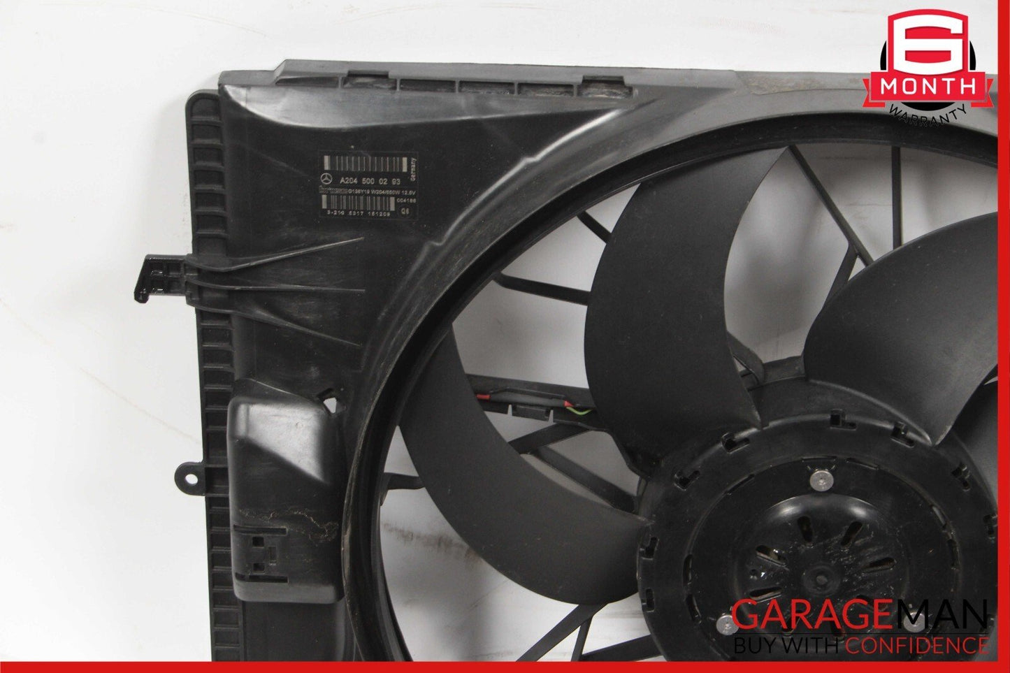08-16 Mercedes X204 GLK350 C300 E350 Engine Radiator Cooling Fan Motor Assembly