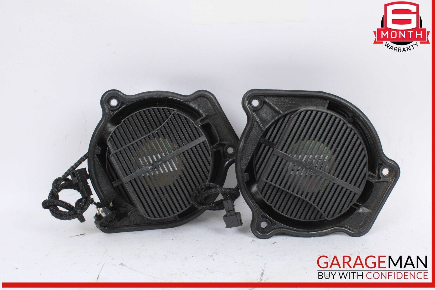 00-06 Mercedes W220 S430 Rear Left & Right Side Door Audio Sound Speaker Set OEM
