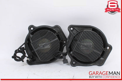 00-06 Mercedes W220 S430 Rear Left & Right Side Door Audio Sound Speaker Set OEM
