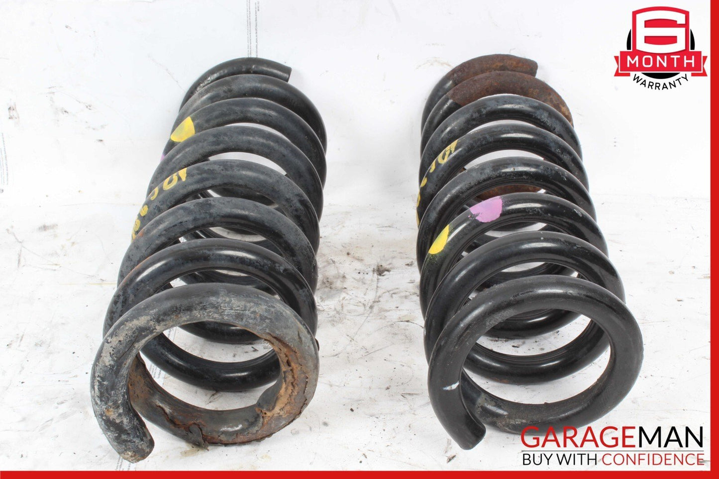 08-14 Mercedes W204 C300 C250 C350 Rear Shock Strut Coil Spring Set of 2 Pc OEM