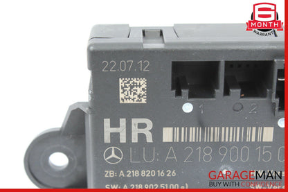 08-14 Mercedes W204 C250 C350 Rear Right Door Control Module Unit 2189001501