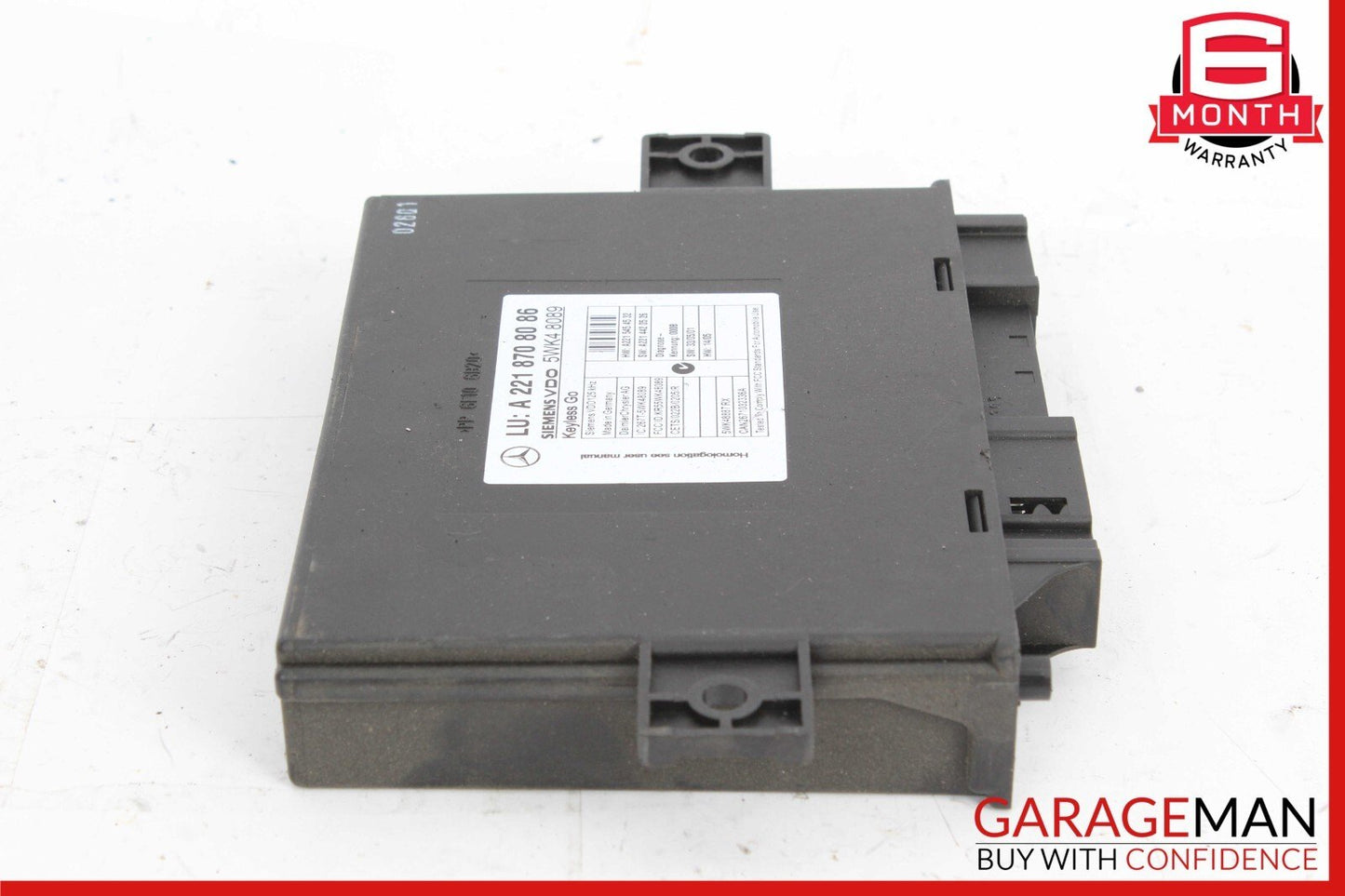 07-10 Mercedes W221 S550 CL550 CL600 S63 AMG Keyless Go Control Module Unit OEM