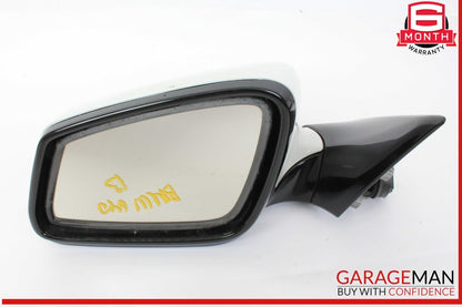 12-18 BMW 640i 650i Front Left Driver Side Door Rear View Mirror White OEM