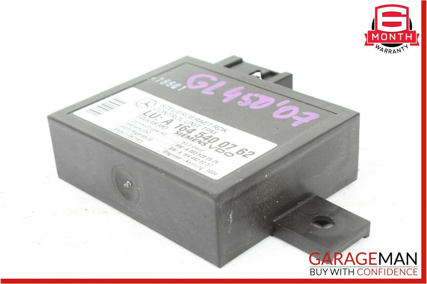06-11 Mercedes X164 GL450 CLS550 R550 TPMS Tire Pressure Control Controller OEM