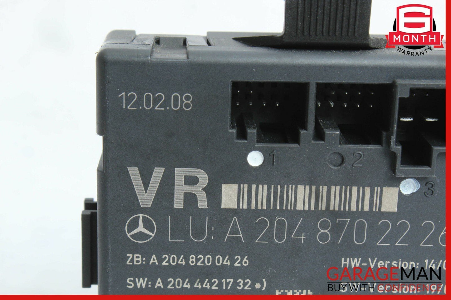 08-18 Mercedes W204 C300 C250 E400 Front Right Side Door Control Module OEM