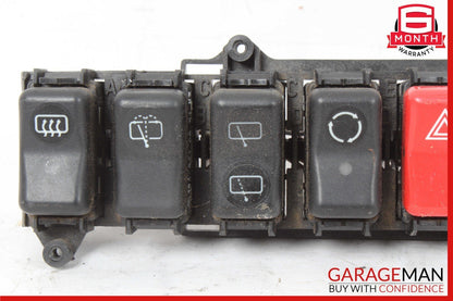 86-95 Mercedes W124 300E 300TE DEFROST HAZART REAR HEADREST SWITCH MULTIFUNCTION