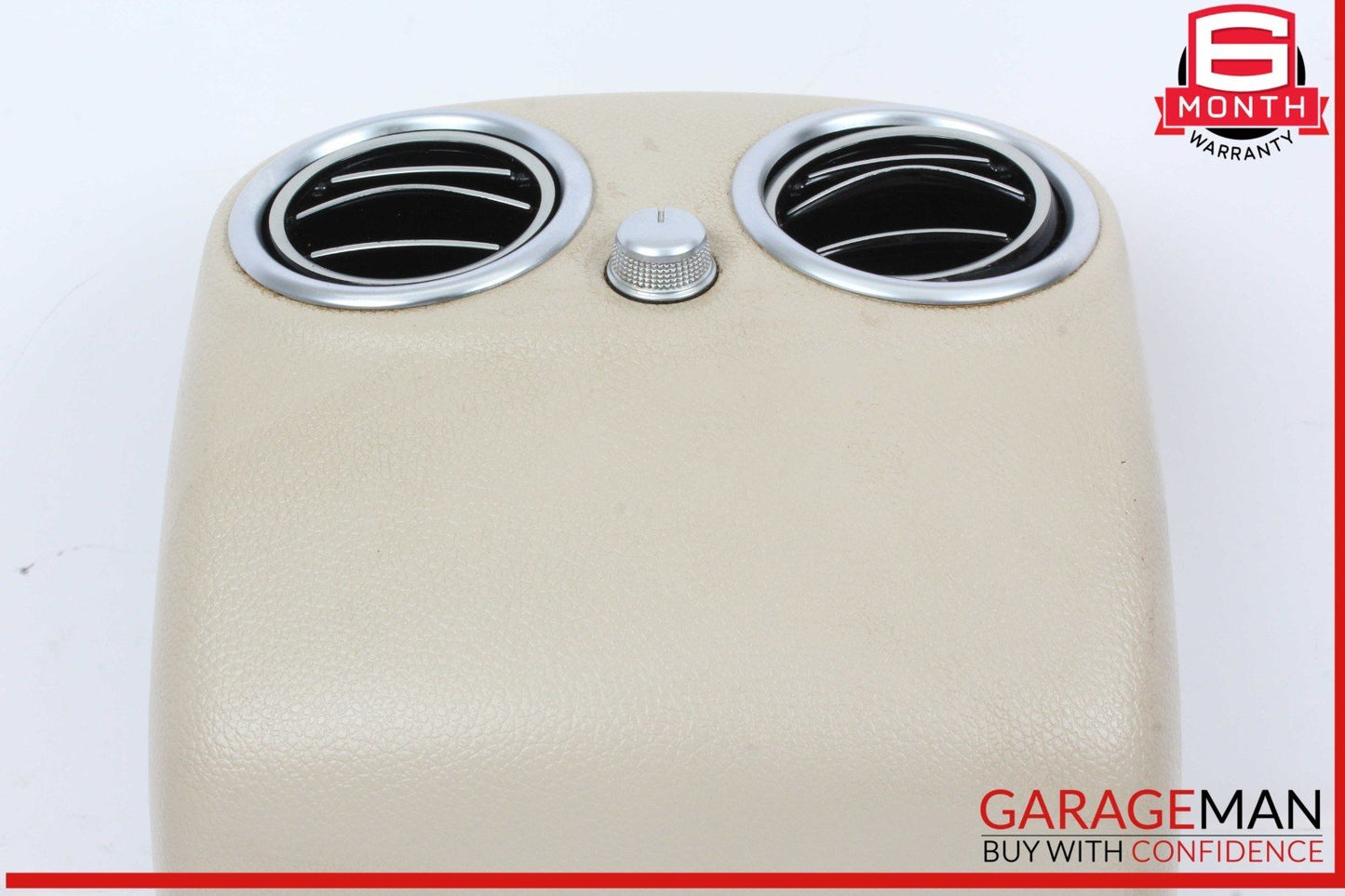 18-20 Mercedes X253 GLC350e Rear Center Console AC Air Vent Trim Beige OEM