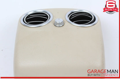 18-20 Mercedes X253 GLC350e Rear Center Console AC Air Vent Trim Beige OEM