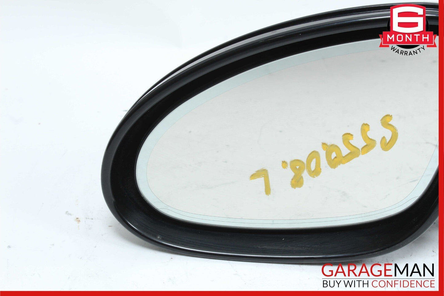 07-09 Mercedes W221 S550 S600 Front Left Side Mirror Door Rear View Black OEM